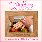 Wedding Gift Ideas: Personalised Photo Frames